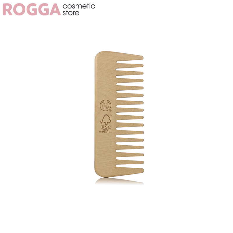 شانه چوبی بادی شاپ m The Body Shop Detangling Comb