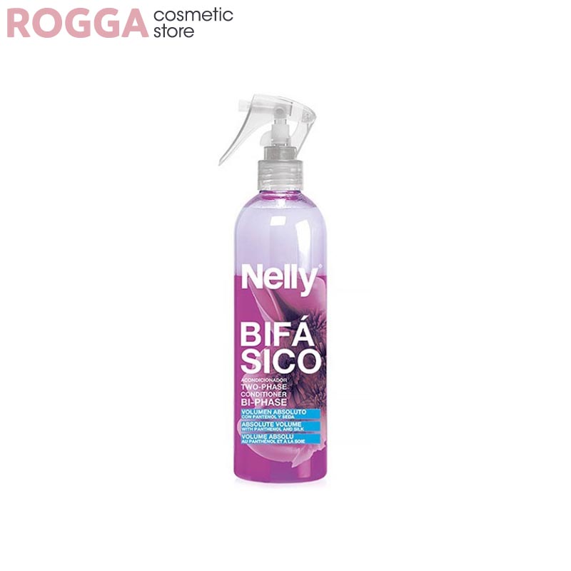 اسپری دوفاز حجم دهنده نلی 400میلNelly Two-Phase Absolute Volume With Panthenol Hair Spray 400ml اسپری دوفاز حجم دهنده نلی 400میلNelly Two-Phase Absolute Volume With Panthenol Hair Spray 400ml