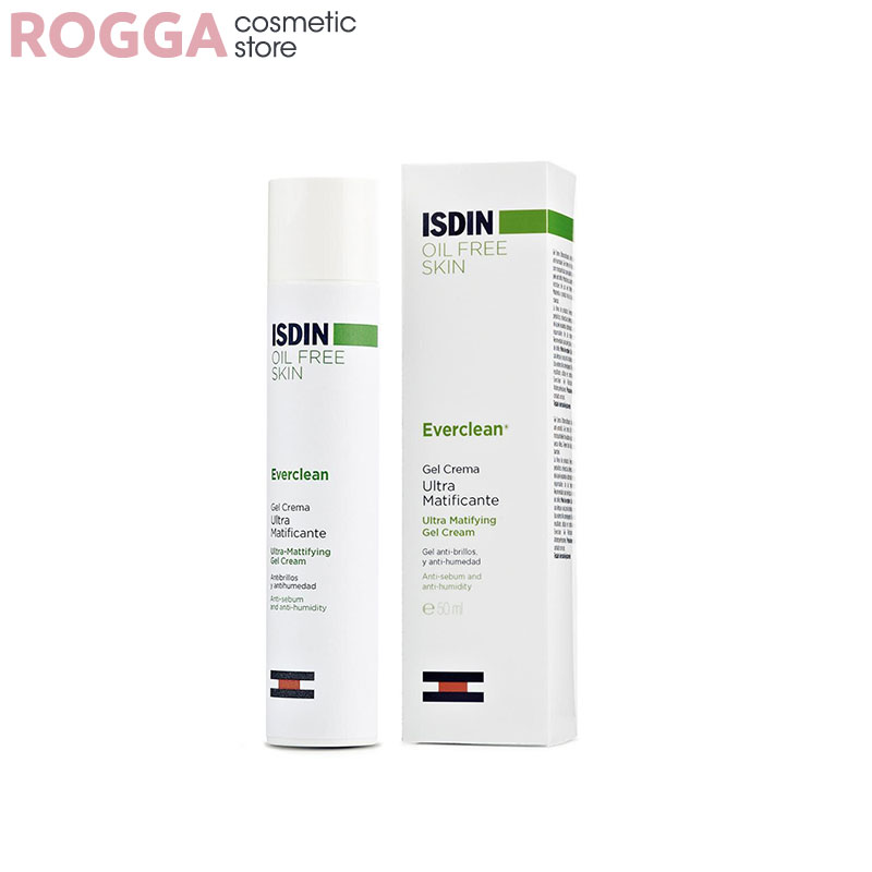 ژل کرم ضدبراقی ایزدین50میلISDIN Everclean Ultra Mattifying Gel Cream 50 ml (3) کرم ضدبراقی ایزدین50میلISDIN Everclean Ultra Mattifying Gel Cream 50 ml 3