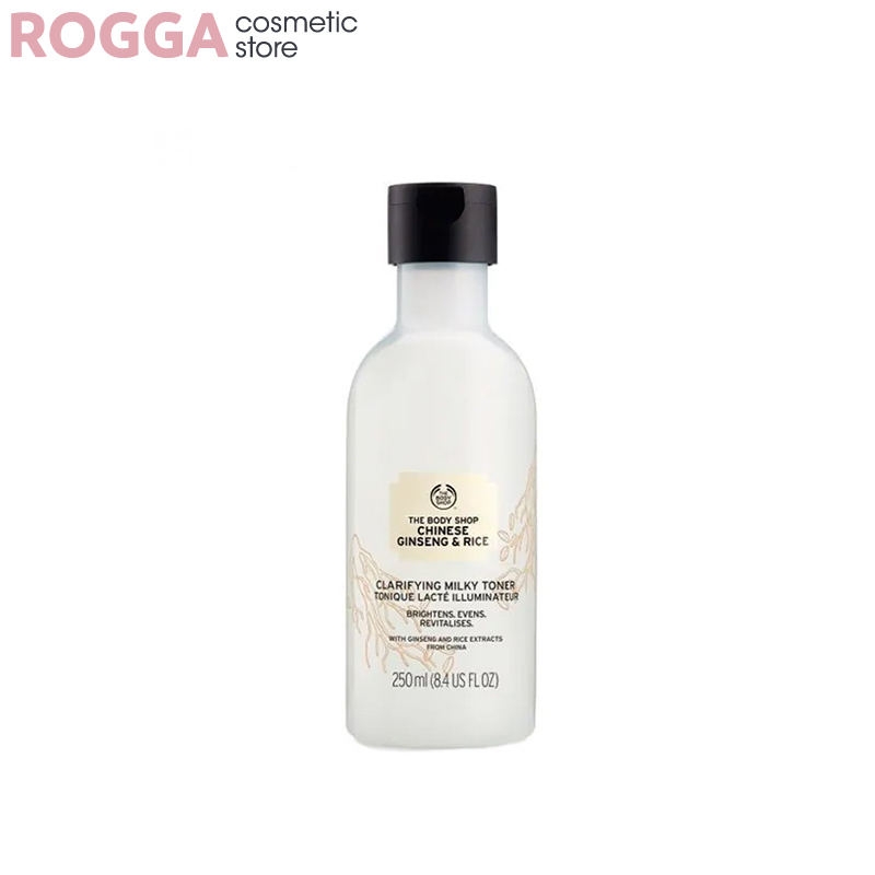 Toner Body Shop Ginseng & Rice Clarifying 250mL تونر بادی شاپ با عصاره جینسینگ و برنج چینی Toner Body Shop Ginseng & Rice Clarifying 250mL تونر بادی شاپ با عصاره جینسینگ و برنج چینی
