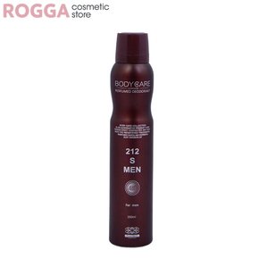 اسپری مردانه بادی کر مدل 212S حجم 200میل Body Care Perfumed deodorant 212 S for Men 200ml