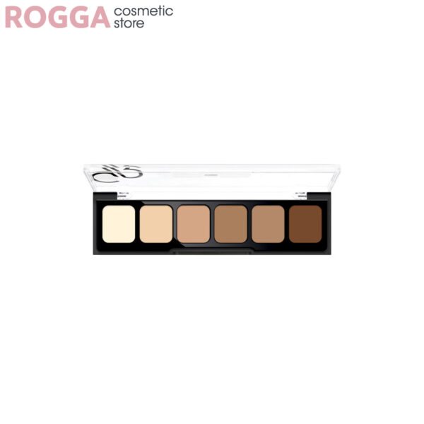 پالت چند رنگ کانسیلر و کانتور گلدن رز Multi-color concealer palette and contour Golden Rose پالت چند رنگ کانسیلر و کانتور گلدن رز Multi-color concealer palette and contour Golden Rose