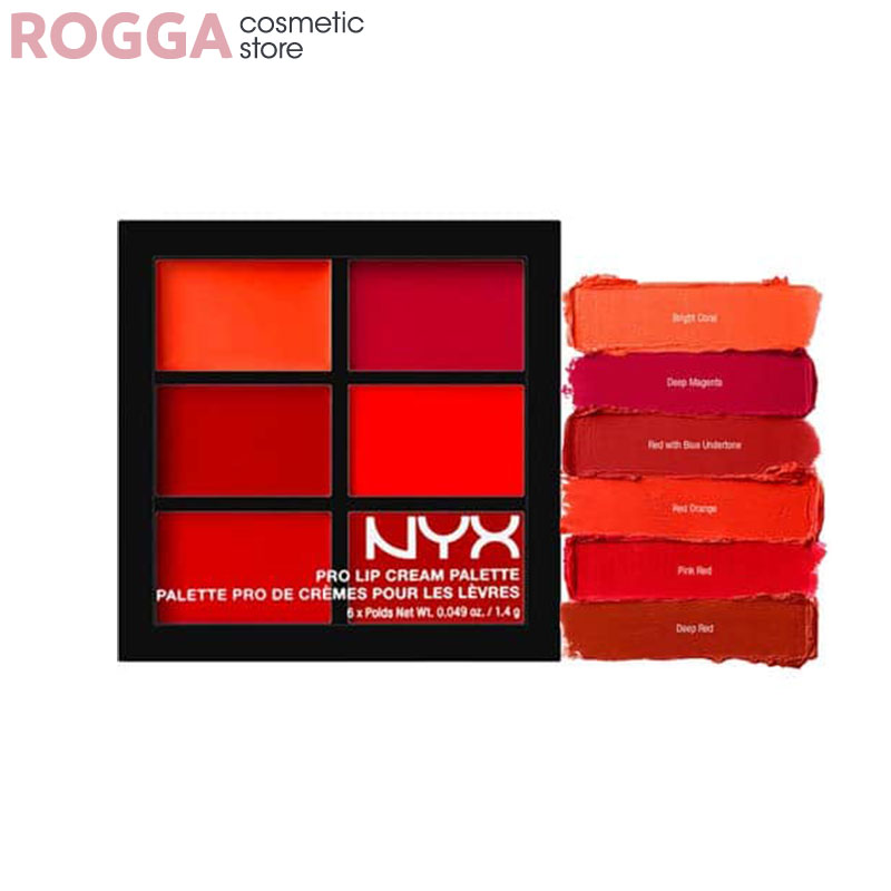 nyx lip cream palette