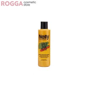 شامپو تثبیت کننده و تقویتی موهای رنگ شده گلد 24k نلی Nelly