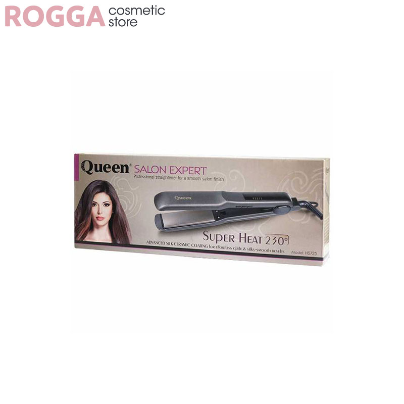 اتو-مو-صفحه-سرامیکی-کوئین-مدل-HS725 Queen HS725 Salon Expert Hair Straightener